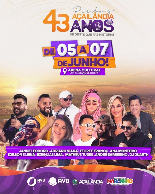 ANIVERSÁRIO DE AÇAILÂNDIA