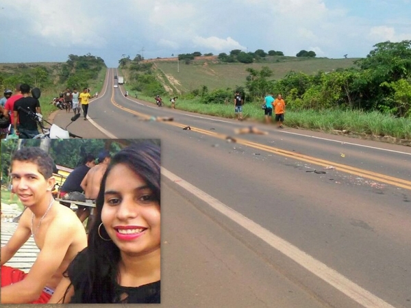 Casal de Açailândia morre em acidente grave na BR-010 no início da tarde de hoje dia 1º de janeiro
