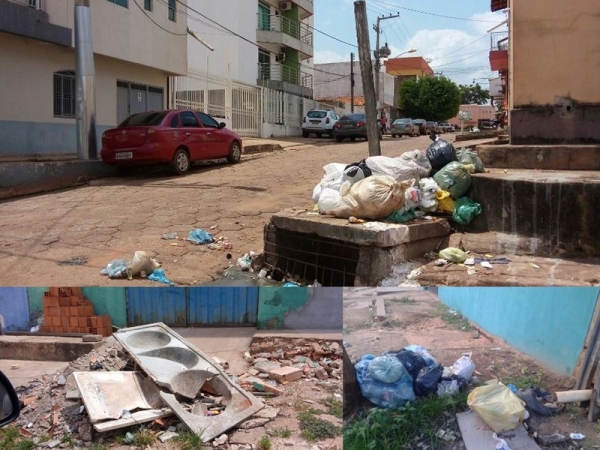 Moradores reclamam da falta de coleta de lixo em algumas ruas de Açailândia