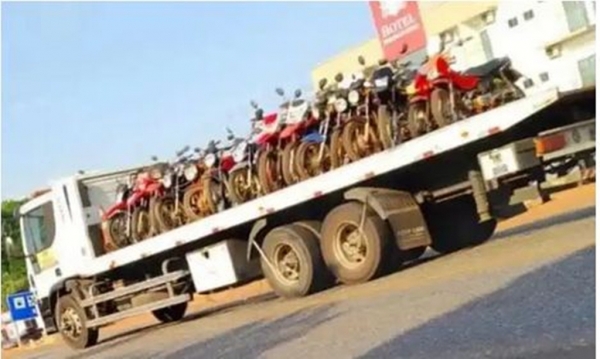 Operação da PRF apreende 16 motos em Gov. Edison Lobão e Campestre