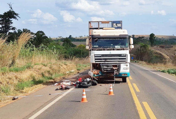 Itinga do Maranhão - Motociclista de 21 anos morre após colisão frontal na BR 010