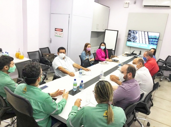 AÇAILÂNDIA - Prefeito Aluísio de reúne com representantes da AVB