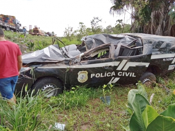 Escrivão da Polícia Civil do Maranhão morre em acidente com viatura na BR-316