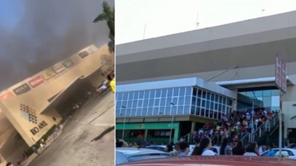 Incêndio em shopping deixa mais de 10 feridos em São Luís