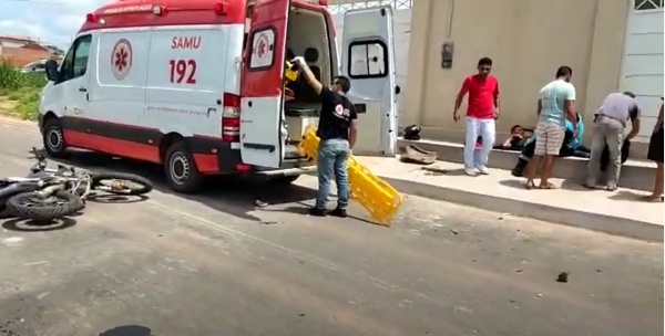 AÇAILÂNDIA – Acidente registrado no Bairro Vale do Açaí deixa um jovem gravemente ferido