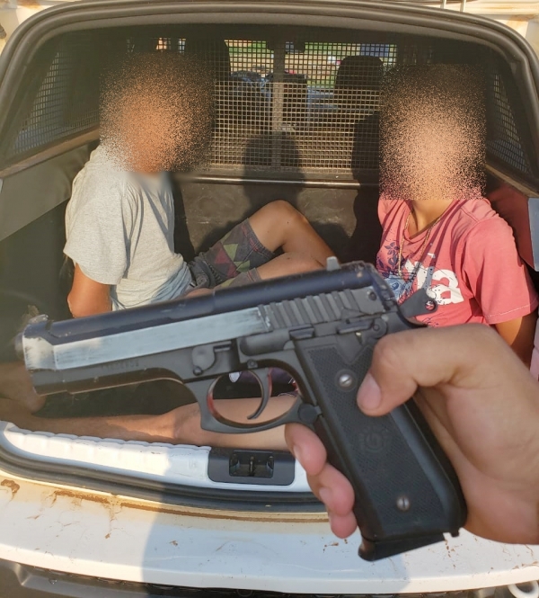 AÇAILÂNDIA URGENTE – PM prende dois menores que tentavam realizar assaltos na cidade