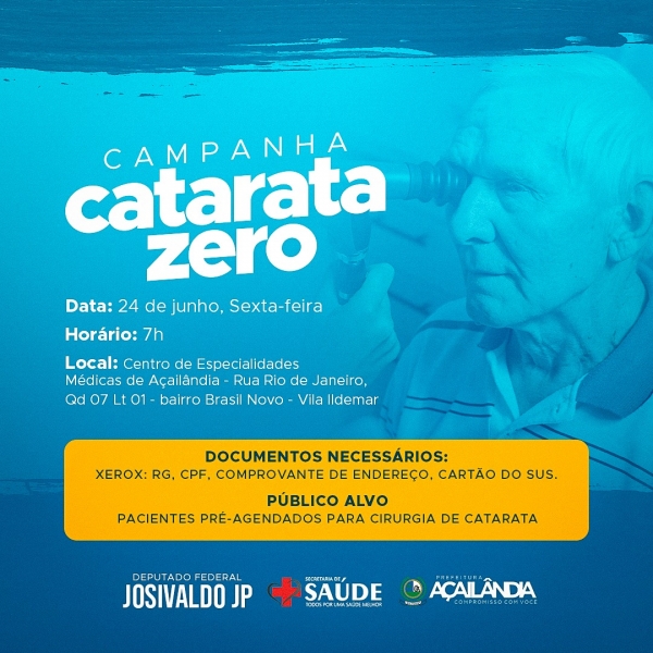 AÇAILÂNDIA - Campanha Catarata Zero