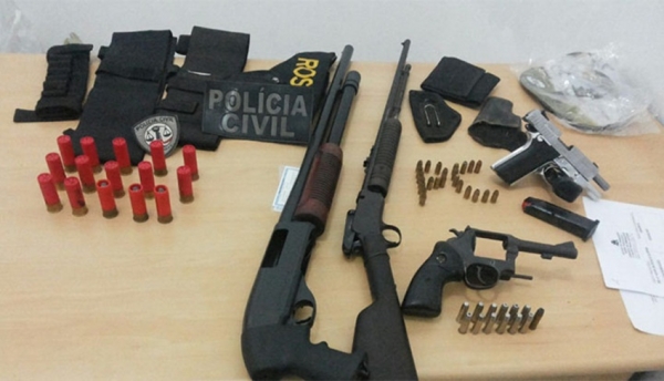 Polícia prende empresário e apreende armas na cidade de Arame