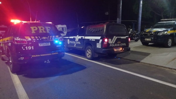 Em Caxias/MA, PRF em conjunto com a Polícia Civil prende integrantes de uma associação criminosa especializada em furtos qualificados