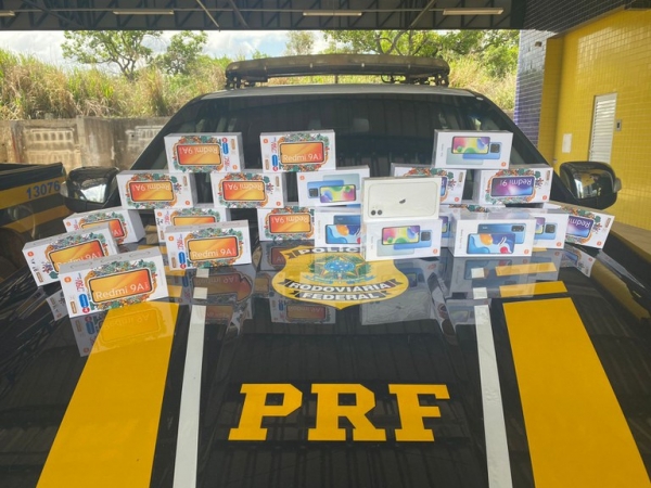 PRF apreende mercadoria contrabandeada em Balsas/MA