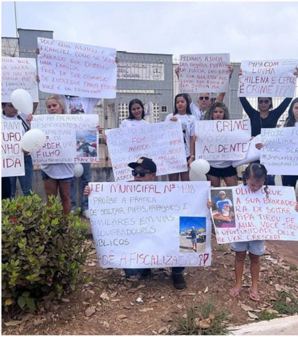 FAMILIARES DE HOMEM MORTO APÓS SER ATINGIDO POR LINHA COM CEROL COBRAM JUSTIÇA