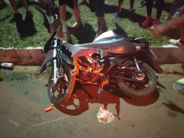 AÇAILÂNDIA URGENTE - Acidente  na BR - 222 deixa uma mulher ferida 