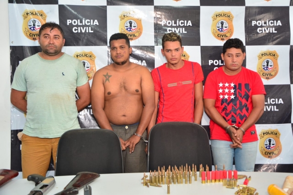 Suspeitos de participar de quadrilha de assaltantes de banco são presos no Maranhão