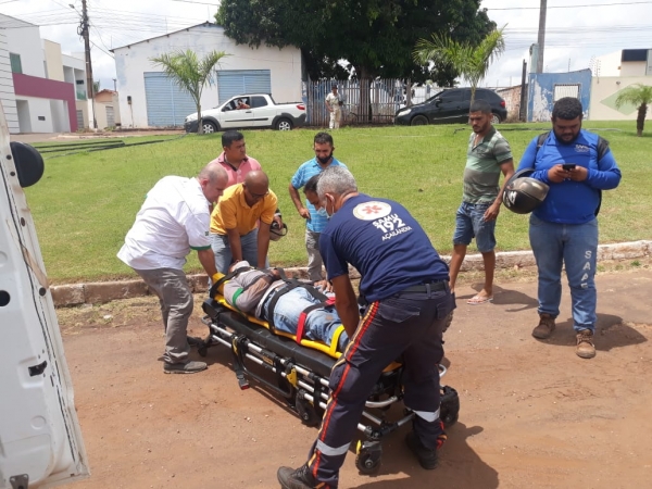 IMAGEM DO DIA – Na última terça-feira um acidente foi registrado na BR -222 perímetro urbano de Açailândia, uma pessoa ficou ferida  