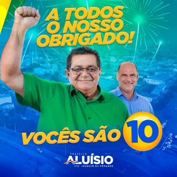Reeleito, prefeito Aluísio reafirma compromisso de continuar trabalhando por Açailândia