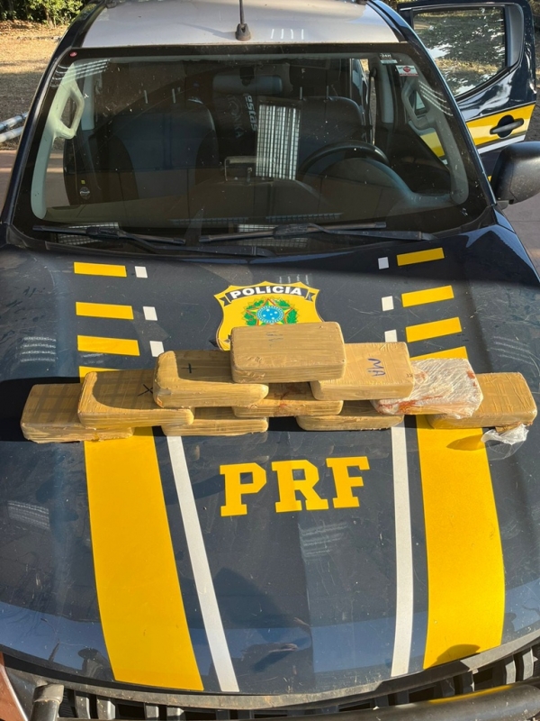 AÇAILÂNDIA - PRF apreende 10 kg de cocaína avaliada em R$ 1,2 milhão no Maranhão