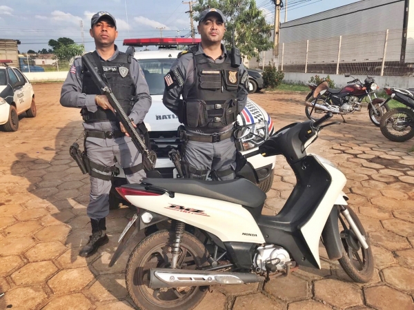 AÇAILÂNDIA – Polícia Militar recupera moto roubada