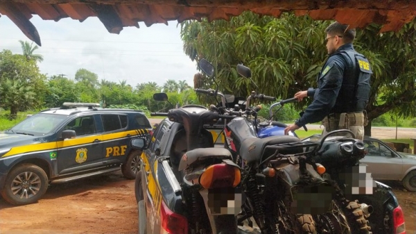 PRF recupera 05 motocicletas envolvidas em ocorrências criminais em um intervalo de 06 horas