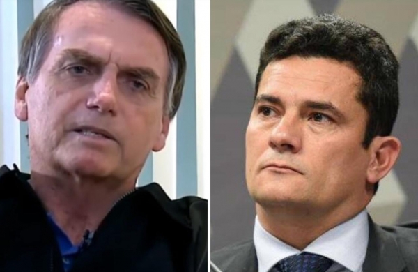 Bolsonaro diz que vai chamar Moro para Ministério da Justiça ou STF