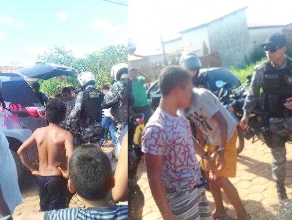 Polícia Militar prende dois jovens que estavam cometendo assaltos na Vila Ildemar