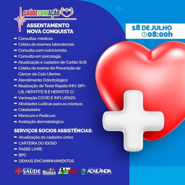 AÇAILÂNDIA - Ação com saúde 