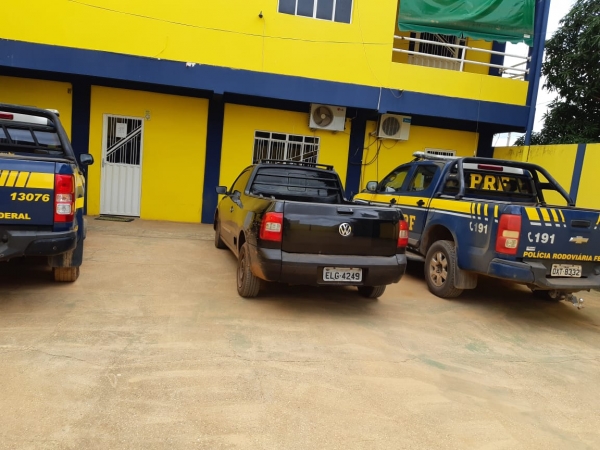 Picape roubada em Recife/PE é recuperada pela PRF no sul do Maranhão