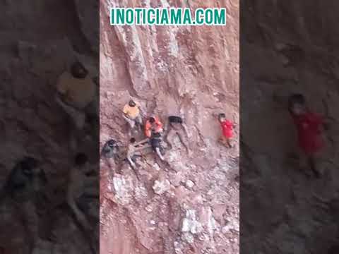 UM HOMEM QUE ESTAVA EM CAMINHONETE CAI EM EROSÃO (VOÇOROCA) NA CIDADE DE BURITICUPU. VEJA OS RESGATE