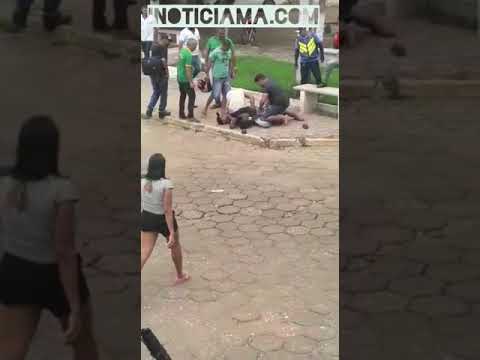 AÇAILÂNDIA –  Homem acusado de roubo de motocicleta é agredido no centro da cidade  