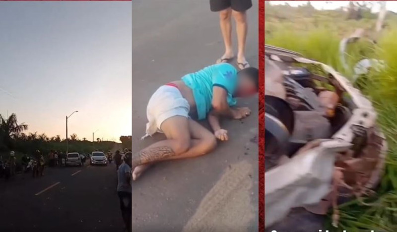 AÇAILÂNDIA – ACIDENTE GRAVE É REGISTRADO NA AVENIDA RADIAL LESTE