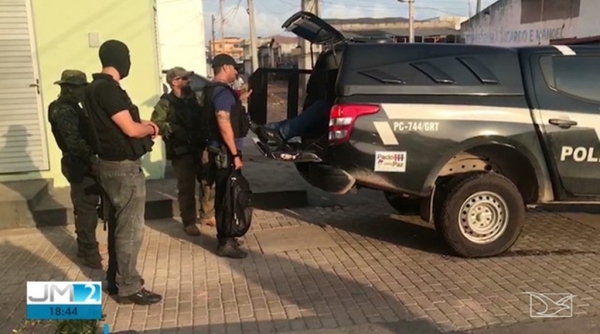 Cinco PMs são presos em operação contra homicídios e tráfico de drogas no MA