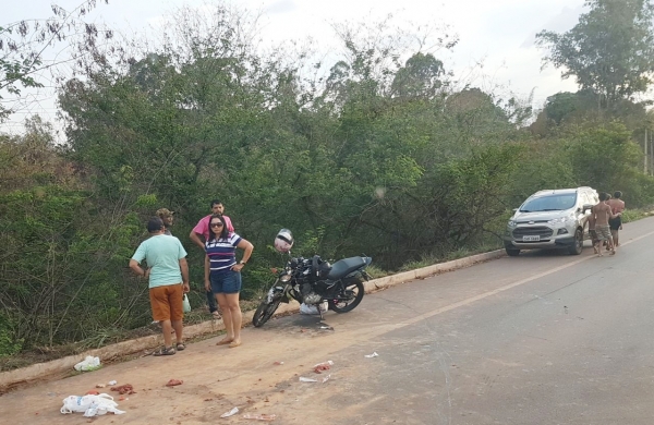 AÇAILÂNDIA - Acidente grave na BR-222 deixa duas pessoas feridas