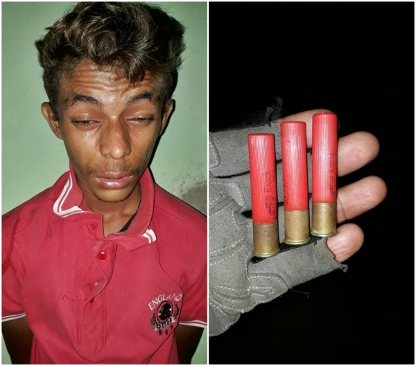 AÇAILÂNDIA URGENTE – Homem é preso com arma de fogo quando iria matar seu rival no Pequia 