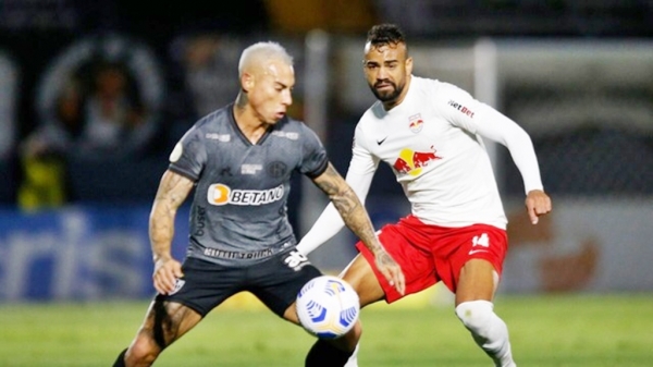 Diego Costa marca na estreia e garante empate do líder Atlético-MG com o Bragantino