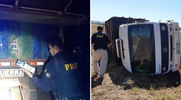 Em três ocorrências consecutivas, PRF apreende R$ 5 milhões em cigarros no Paraná