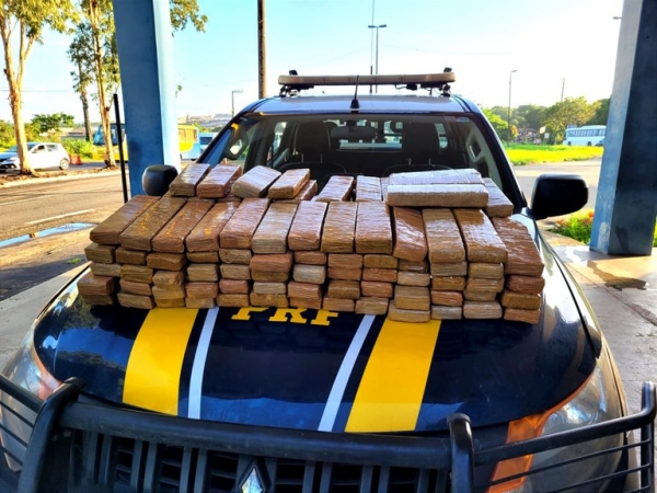 PRF apreende cerca de 100kg de maconha em São Luís/MA