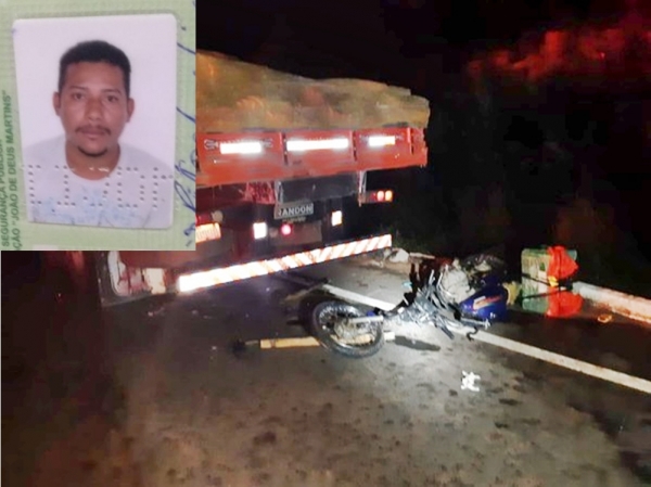 Motociclista morre ao colidir com caminhão na BR-316, no Maranhão
