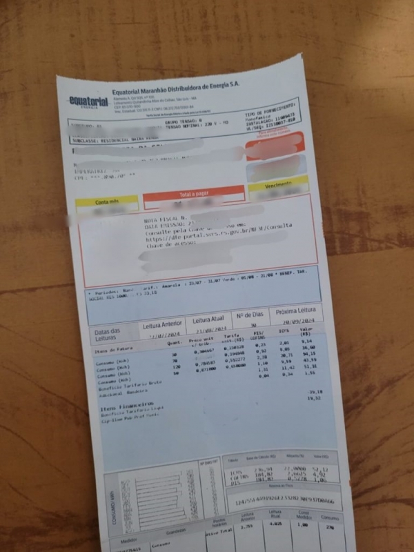PREPARA O BOLSO: CONTA DE ENERGIA ELÉTRICA VAI FICAR MAIS CARA EM JUNHO NO MA