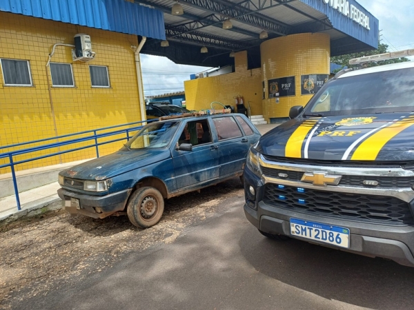 CARRO COM REGISTRO DE FURTO NO PARÁ É APREENDIDO NA BR-010 EM IMPERATRIZ 