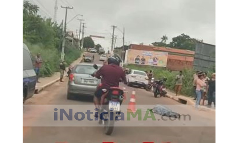 AÇAILÂNDIA – ACIDENTE NA RUA SÃO FRANCISCO DEIXA UMA PESSOA MORTA NESTA SEGUNDA-FEIRA