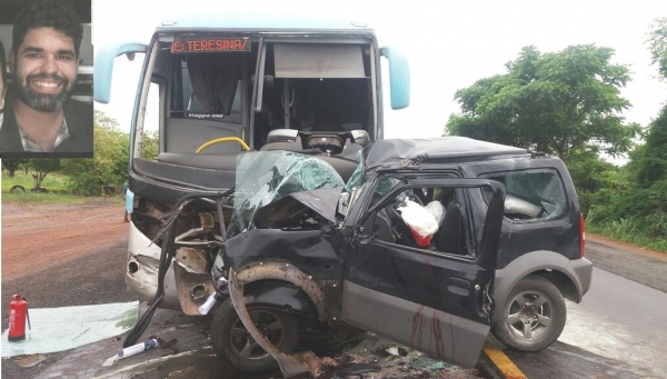 FIM DE SEMANA - Colisão entre um ônibus e um veículo deixa um morto na BR-316 no Maranhão