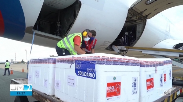 Maranhão recebe 66.800 novas doses da Coronavac