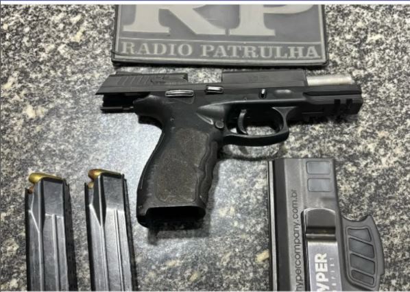 AÇAILÂNDIA – POLÍCIA MILITAR FAZ A APREENSÃO DE ARMA DE FOGO