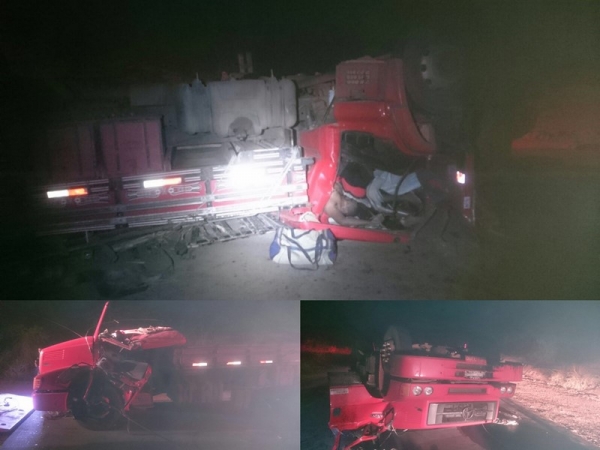 Motorista morre preso a ferragens de caminhão na BR-222 no MA