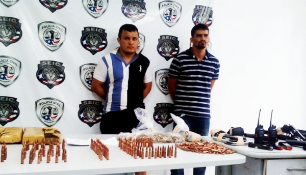 MA- Arsenal de guerra, dinheiro, e maconha foram encontrados com Presos por assalto a banco em Imperatriz. 