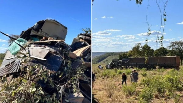 MOTORISTA DE CARRETA MORRE AO SAIR DA PISTA NA MA-270