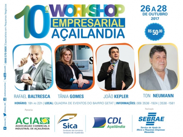 Transparência apresentará Janela de Oportunidades no Workshop Empresarial Açailândia