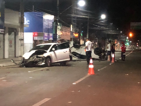 Grave acidente na Avenida Dorgival em Imperatriz