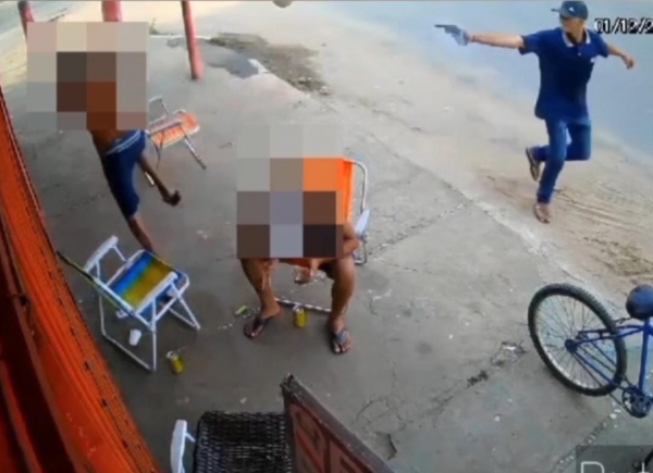 CÂMERAS DE SEGURANÇA REGISTRAM TENTATIVA DE HOMICÍDIO EM IMPERATRIZ