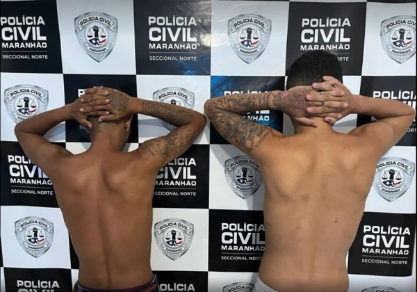 PRESOS SUSPEITOS DE ASSALTAR EQUIPE DOS BOMBEIROS QUE COMBATIA FOGO NO COHAFUMA, EM SÃO LUÍS