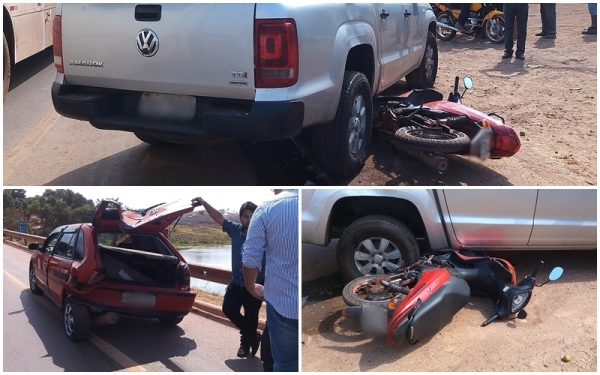 Dois acidentes foram registrados na manhã de hoje (23) na BR 222 no perímetro urbano de Açailândia.